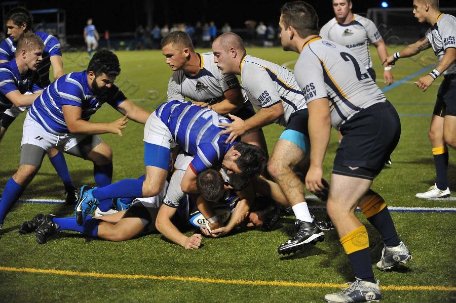 Wheaton Men\'s Rugby vs Mass Maritime.  Photo by Keith Nordstrom